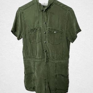 Abercrombie & Fitch Green Romper